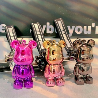 พวงกุญแจ จี้การ์ตูน Bearbrick Gloomy หลากสีสัน สําหรับห้อยกระเป๋า