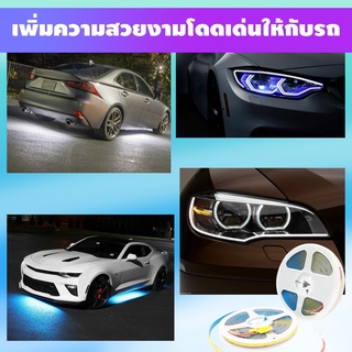 ไฟ LED เส้น ไฟเส้น LED Strip Light แบบเส้นขนาด 8 มิล ยาว 5 เมตร สีเหลืองวอร์มไวท์ WARM WHITE