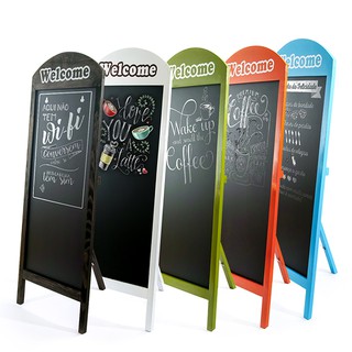 ฺWELCOME Black/Chalk Board กระดานดำ 45 cm x 120 cm