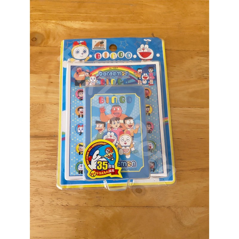Doraemon Bingo card งานสะสมรุ่นครบรอบ 35 ปี ลิขสิทธิ์แท้งานฮ่องกง
