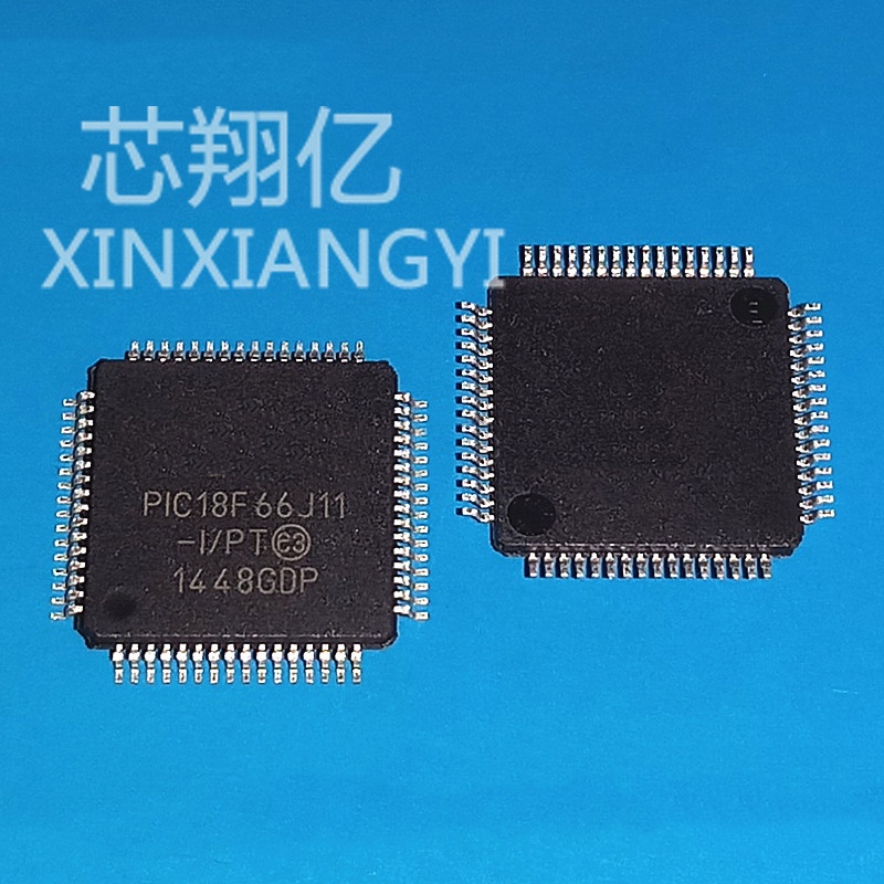 YTH QFP แพ็คเกจซีรีส์ชิป PIC18F66J11-I/PT QFP64 ใหม่เอี่ยม