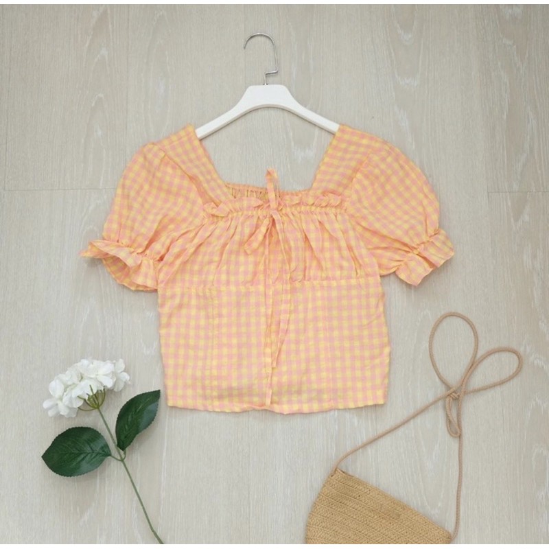 เสื้อแขนตุ๊กตาลายสก๊อต