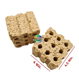 3D Probiotic Rubix 's Cube วัสดุกรองชีวภาพ ทรงสี่เหลี่ยมจัตุรัส เกรดพรีเมี่ยม เซรามิคกรองน้ำ C-BAR ซีบาร์
