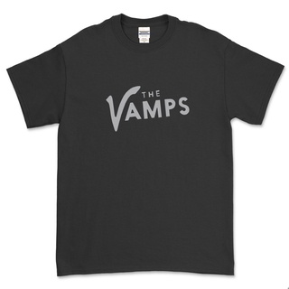 เสื้อยืดแขนสั้น พิมพ์ลายโลโก้ The VAMPS