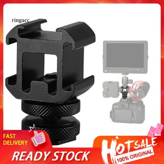 【RAC】3 Hot Shoe Mount Holder Bracket Adapter for LED Light Monitor Microphone Camera