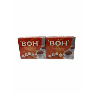 BOH ชาBOH,รุ่นถุงกรองชา TEABAG,ปริมาณ200g กล่องสีส้ม สินค้านำเข้าจากมาเลเซีย 1SETCOMBO/จำนวน 2 กล่อง/บรรจุ 200ซอง