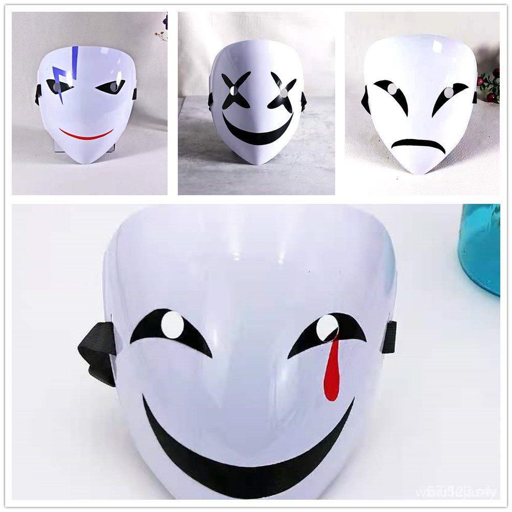 Halloween Full Face Mask Horror Guy Face V Anonymous Hacker Vendetta