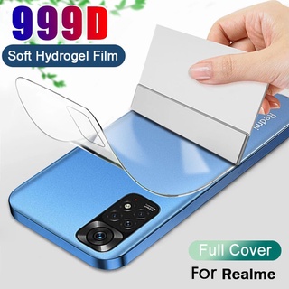 ฟิล์มไฮโดรเจลนิ่ม ป้องกันด้านหลัง Hd สําหรับ Realme 10 Pro+ 9i 8 7 6i 5i 6 5 3  Pro C3 C11 C12 C21 C15 C21Y C25Y C20 C25 C25S