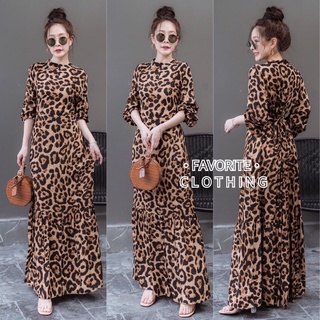 🌈🌿🌺🌸🌼🧡🤎🇰🇷 Tiger Maxi Dress🇰🇷🤎🧡
