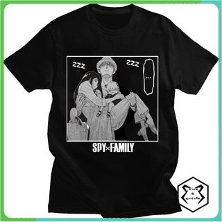 คอตต้อนคอกลมขายดี เสื้อยืดแขนสั้น ผ้าฝ้าย พิมพ์ลายกราฟฟิค Spy X Family Yor Forger Loid Forger แฟชั่นฤดูร้อน สําหรับผู้ชา