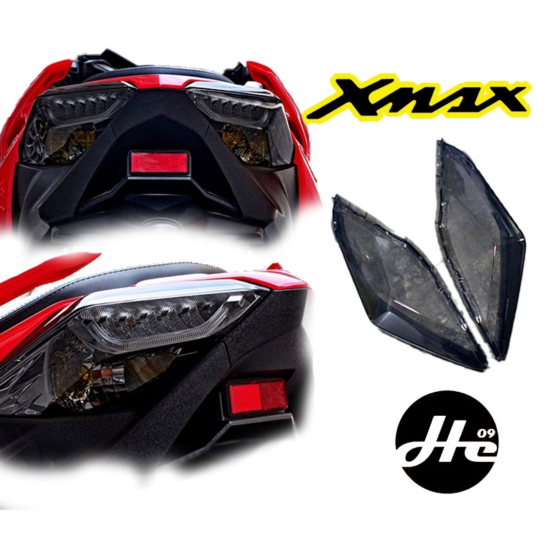 ครอบไฟท้ายสีสโมค YAMAHA XMAX 300 2017-2022
