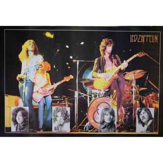 โปสเตอร์ รูปภาพ Led Zeppelin เลด เซพเพลิน วงดนตรี ภาพวงดนตรี โปสเตอร์ติดผนัง โปสเตอร์สวยๆ poster ส่งEMSด่วนให้เลยครับ