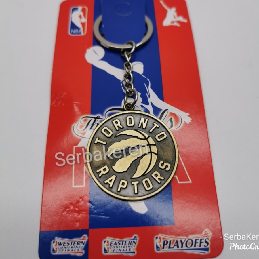 GANTUNGAN Toronto Raptors NBA พวงกุญแจบาสเกตบอลฟุตบอลนําเข้าทอง