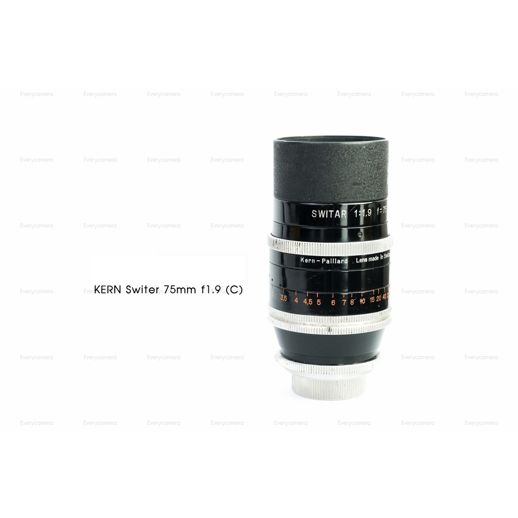 Kern Switar 75mm f1.9 C mount #1