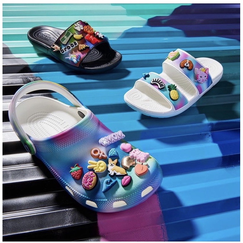 JBS+ 👠🌈shoe Charm InShop” งานshop 🌸👠 ตัวติดรองเท้ามีรู “ชอบ”  crocs งานคุณภาพ งานดี สีสวยคมชัด #ตรงปก ไม่จกตา