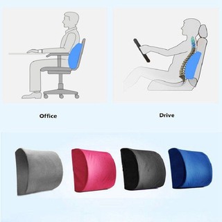 Chair Seat Support Memory Cushion Soft Rest Foam For Car Office Back Pillow
