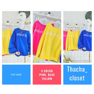 เสื้อแขนยาวทรง​ Oversize colorfull สีสดใส