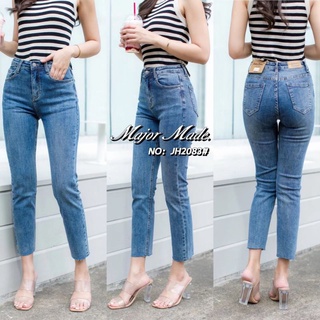 JH2083#มีS-XL#ยีนส์ยืดขากระบอกเล็ก#jeans house