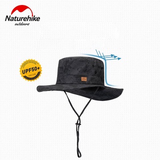 Naturehike NH21FS532 หมวกตกปลา หมวกกันแดด UPF50+ Folded Camouflage Fisherman Hat