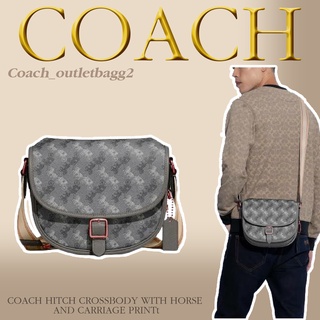 COACH HITCH CROSSBODY WITH HORSE AND CARRIAGE PRINT