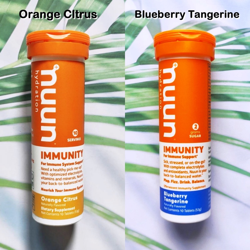 (Nuun®) Hydration Immunity For Immune System Support Tablets 10 Servings อาหารเสริม แบบเม็ดฟู่