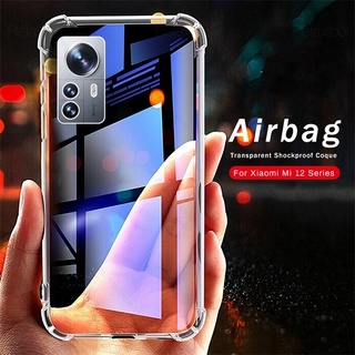 เคสโทรศัพท์มือถือซิลิโคน TPU ใส แบบนิ่ม กันกระแทก สําหรับ Xiaomi 12X 12 Pro 11i 11X 11T Pro 12Pro Mi12 Mi11 Xiomi 12