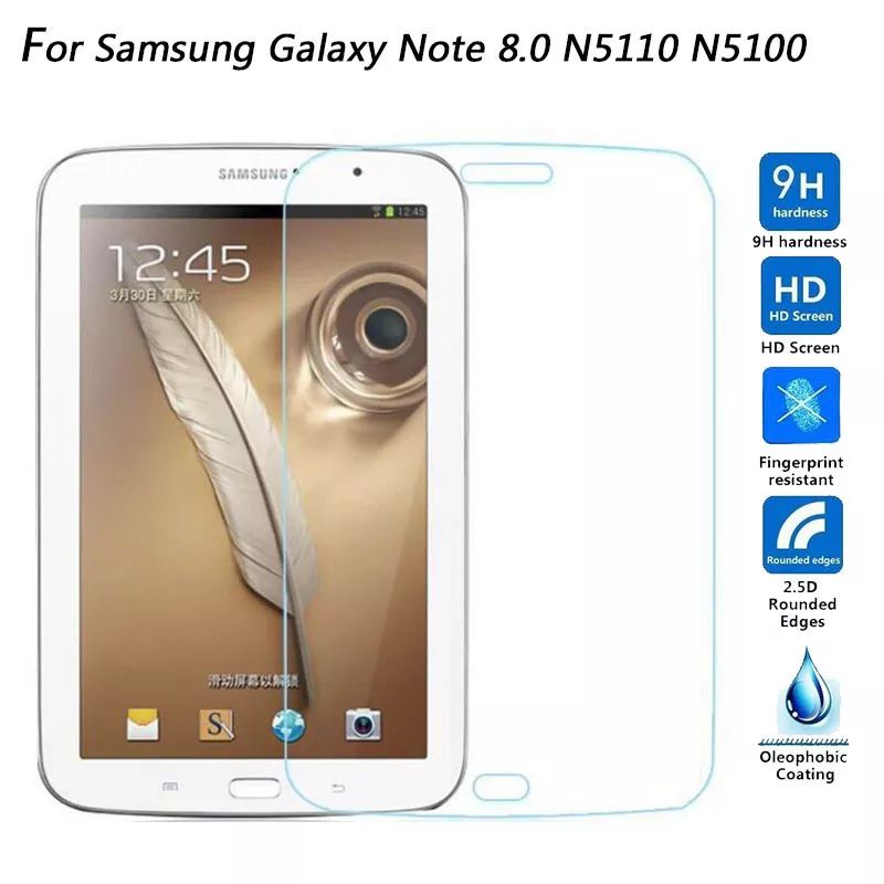 ฟิล์มกระจก นิรภัย เต็มจอ สำหรับรุ่น Samsung Galaxy Tab Note8 8.0 GT-N5100