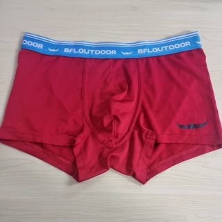 BFLoutdoor Boxer บ็อกเซอร์ชายมือสอง  เนื้อผ้า Polyester นุ่ม มัน ลื่น สีสวยมากๆ Size L เอว 27-34 นิ้ว