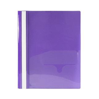 แฟ้มเจาะปกใส  COMIX A-780 A4 สีม่วง (PC)