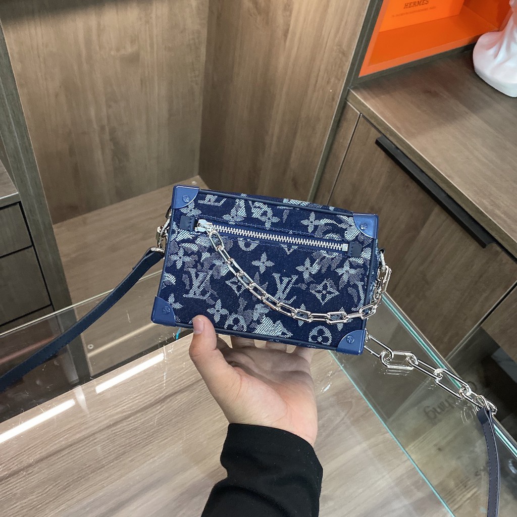 lv denim soft trunk