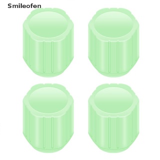 [Smileofen] ฝาครอบวาล์วพลาสติก ABS เรืองแสง กันฝุ่น สําหรับตกแต่ง 4 ชิ้น