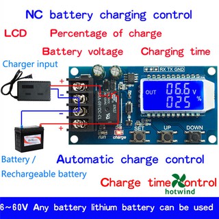 hw xy - l 10 a nc โมดูลสวิทช์ควบคุมที่ชาร์จแบตเตอรี่