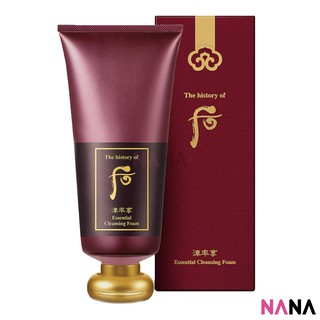 The History of Whoo Essential Cleansing Foam 180ml โฟมล้างหน้า มีส่วนผสมของสมุนไพรธรรมชาติ ช่วยทำความสะอาดได้อย่างล้ำลึก 180 มิลลิลิตร