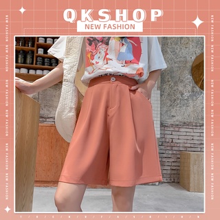 QKshop กางเกงขาสามส่วน🔥ของผู้หญิงใส่สบายสุดๆ🧸ของดีๆแบบนี้ควรมีติดตู้ไว้แล้วสีพื้นสวยมาก🌟