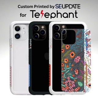 แผ่นพลาสติกกันรอย พิมพ์ลาย SPRING สำหรับเคส Telephant NMDer Bumper iPhone 12 / 11 / Pro / Pro Max