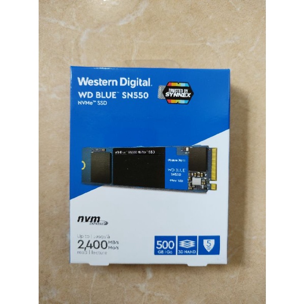 M.2​ Nvme​ WD Blue​ SN550​ 500GB ของใหม่
