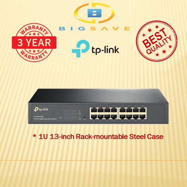 Tp-link TL-SG1016DE 16 PORT GIGABIT EASY SMART SWITCH