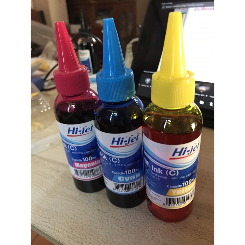 สีหมึกปริ้น canon ใส่ได้ทุกรุ่น