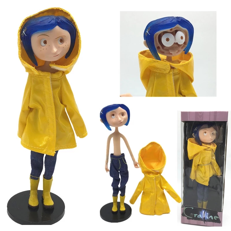 17 ซม. NECA ภาพยนตร์ Creline Ghost Mom Caroline Raincoat Edition PVC Action Figure