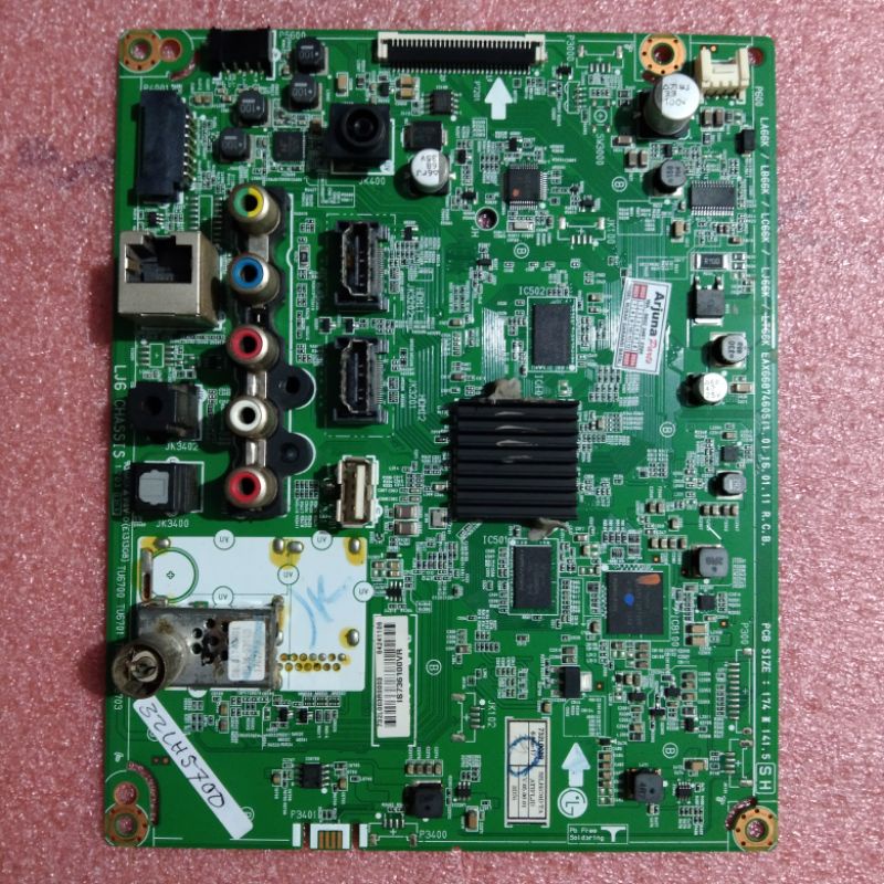 Mb LG 32LH570D MAIN BOARD LED TV LG 32LH570D