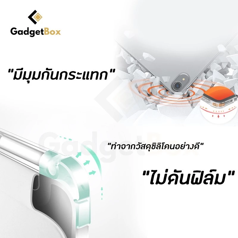 เคสไอแพด หลังทึบ มีที่ใส่ปากกา Air8/Air7/Air6/Pro13/Pro11/Gen10 thumbnail 5