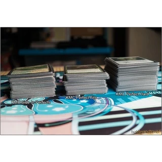 [KMC] Perfect Inner Sleeves - ซองใส่การ์ดชั้นใน Perfect Side-in, Black, Hard, Mini (TCG / Card Game)