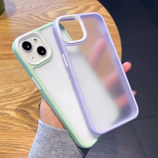 【Matte Acrylic hard case/Purple】 เคส compatible for iphone 11 12 13 14 15 pro max