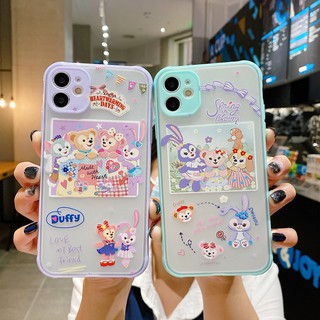 เคสขอบสีการ์ตูน สวยๆเคสกันรอยกล้อง สำหรับรุ่น 11/ 7Plus / 8Plus/11Promax 6/6S 7/8/SE(2020) 6Plus  11Pro x/xr/xsmax#843