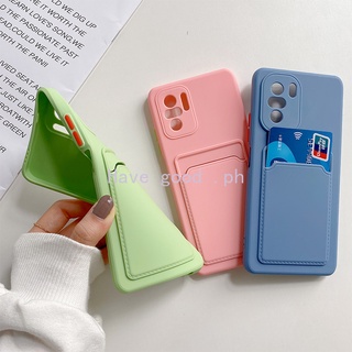 เคสโทรศัพท์มือถือ ซิลิโคน กันกระแทก พร้อมช่องใส่บัตร สําหรับ Samsung A32 A22 A02 A22 A12 5G