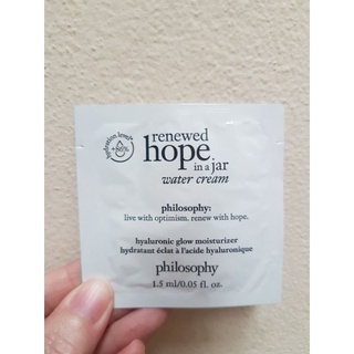 PHILOSOPHY - Renewed Hope In A Jar Water Cream 1.5 ml.