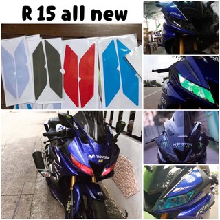 ฟิล์มกันรอยไฟหน้า R15 all new ช่วยปกป้องสะเก็ดหินและความสวยงาม