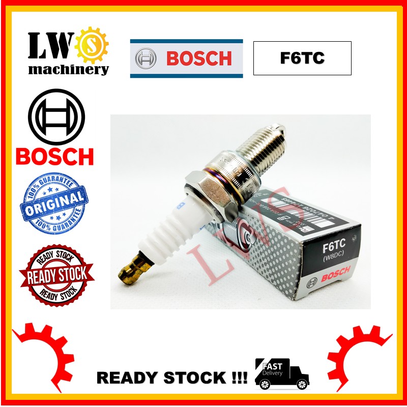 BOSCH SPARK PLUG F6TC (W8DC) GX160 เครื่องยนต์ HONDA