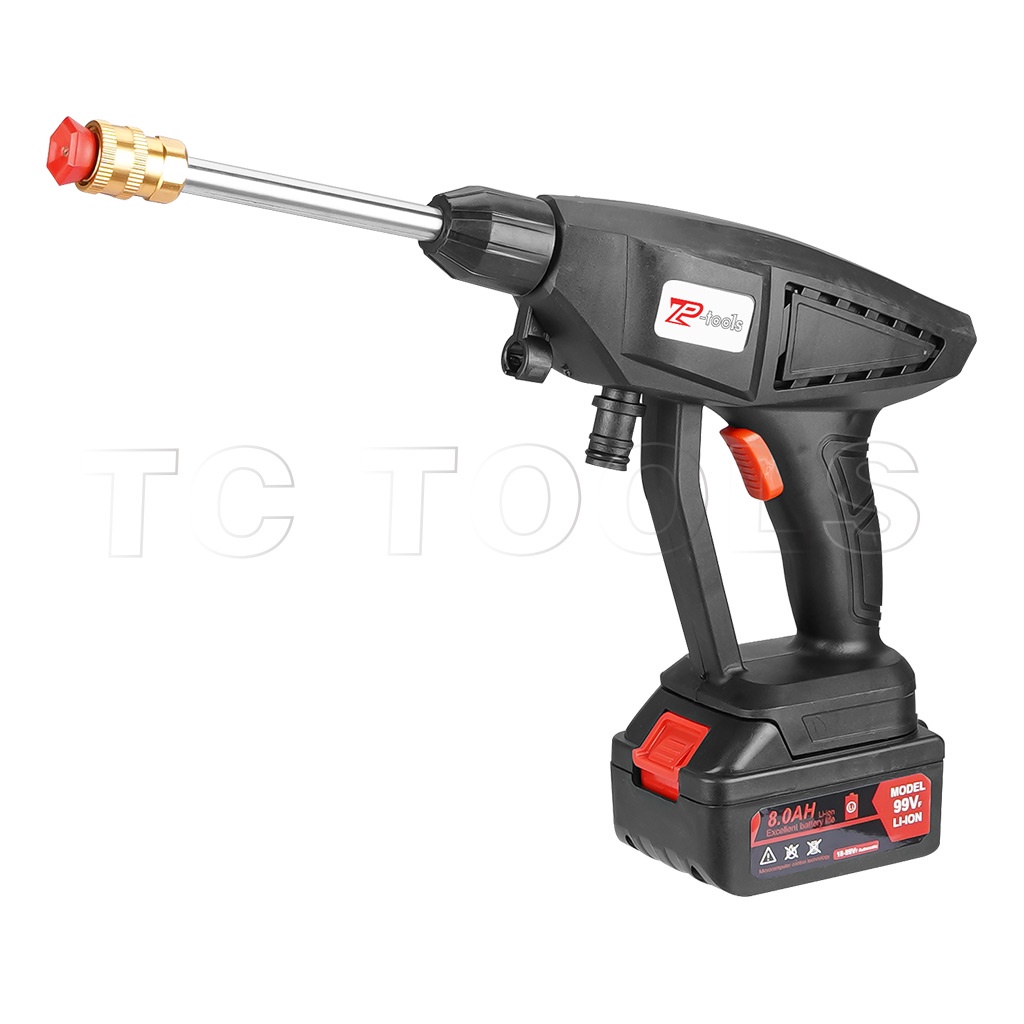 TP TOOLS เครื่องฉีดน้ำแรงดันสูงไร้สาย เครื่องฉีดน้ำแบตเตอรี่ ปืนอัดฉีด ...
