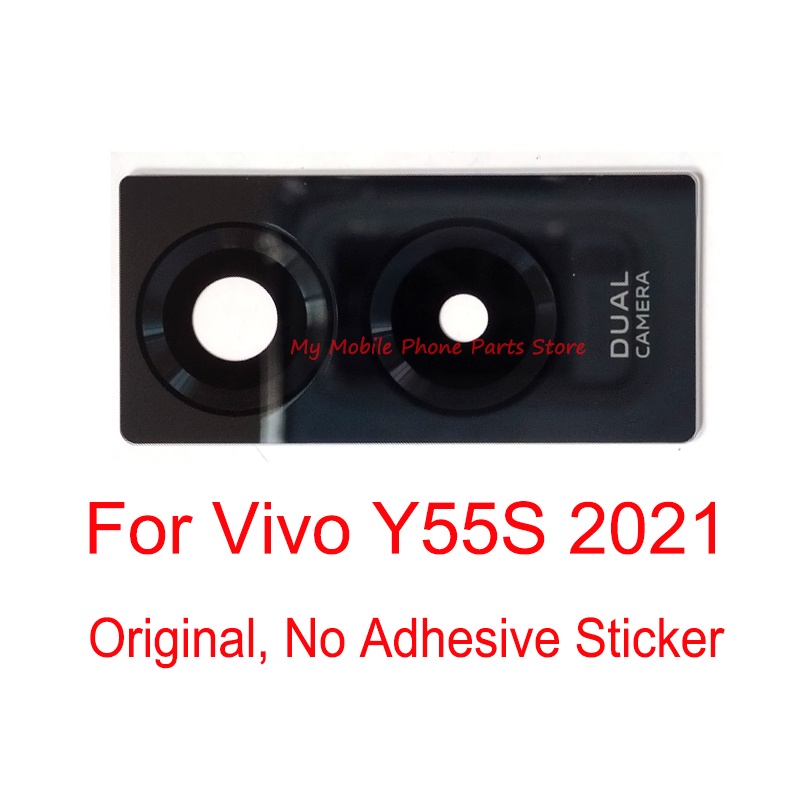 เลนส์กล้องCell Phone Rear Camera Glass Lens Cover For Vivo Y55S 2021